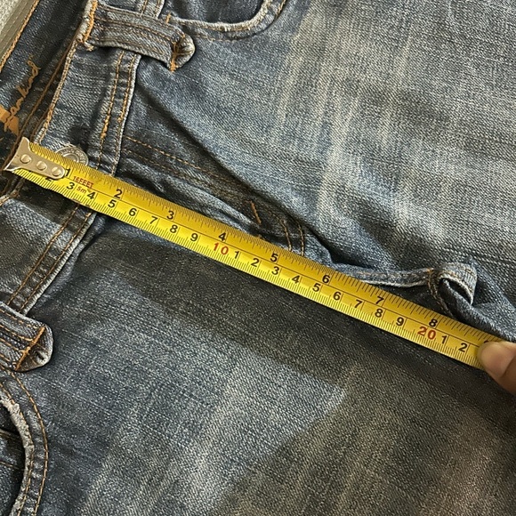 Vintage 7 For All Mankind Dark Blue Straight Jeans - Picture 4 of 11